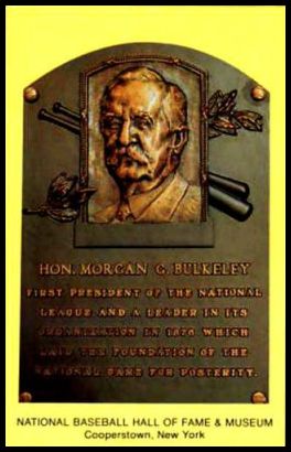 208 Morgan Bulkeley - 1st NL President